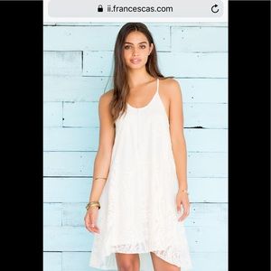 NWT Francesca’s trapeze lace dress